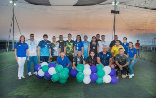 Apertura del torneo de fútbol masculino