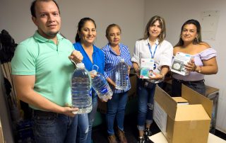 Donación para los héroes en el frente de incendios
