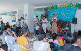 La Gestora Social de Neiva se unió a la celebración de Navidad en el Hospital Universitario